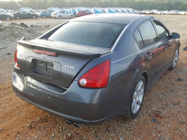 1N4BA41E87C811826 - 2007 NISSAN MAXIMA SE GRAY photo 4