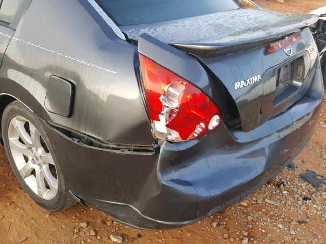 1N4BA41E87C811826 - 2007 NISSAN MAXIMA SE GRAY photo 9