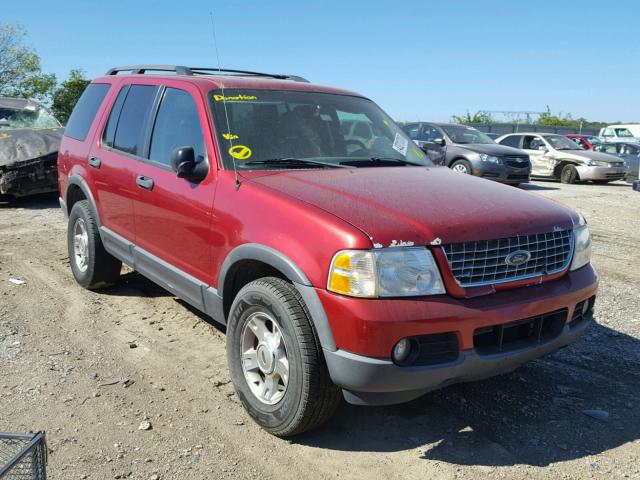 1FMZU73K23ZA68796 - 2003 FORD EXPLORER X RED photo 1