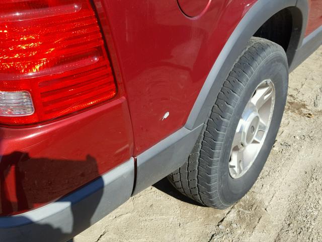 1FMZU73K23ZA68796 - 2003 FORD EXPLORER X RED photo 9