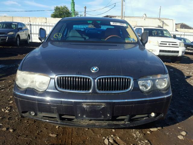 WBAGN63474DS47660 - 2004 BMW 745 LI BLUE photo 9