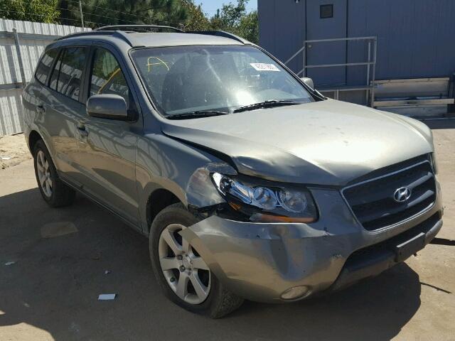 5NMSH13E79H307399 - 2009 HYUNDAI SANTA FE S GREEN photo 1