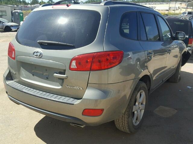 5NMSH13E79H307399 - 2009 HYUNDAI SANTA FE S GREEN photo 4