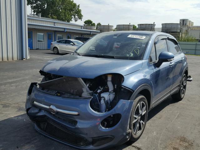 ZFBCFXAH5HP581655 - 2017 FIAT 500X POP BLUE photo 2