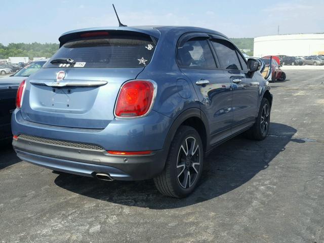 ZFBCFXAH5HP581655 - 2017 FIAT 500X POP BLUE photo 4