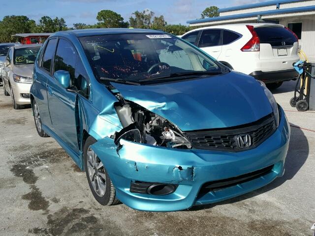 JHMGE8H50CC036335 - 2012 HONDA FIT SPORT TEAL photo 1