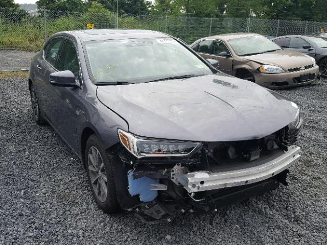 19UUB1F37JA007396 - 2018 ACURA TLX GRAY photo 1