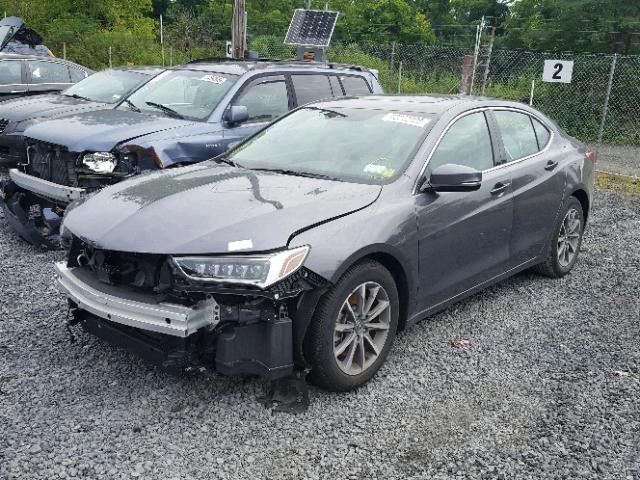 19UUB1F37JA007396 - 2018 ACURA TLX GRAY photo 2