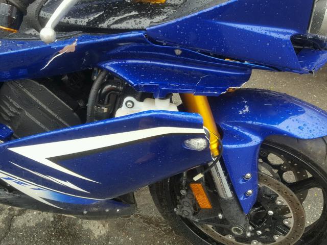 JYARN20E68A009920 - 2008 YAMAHA YZFR1 BLUE photo 9