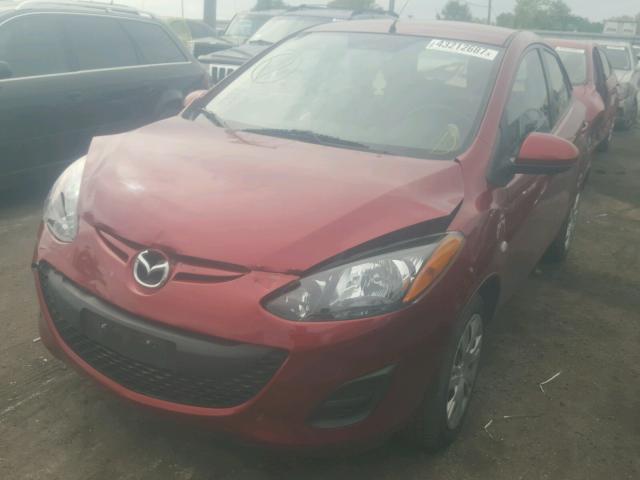 JM1DE1KY5E0174617 - 2014 MAZDA MAZDA2 SPO 红色 照片 2