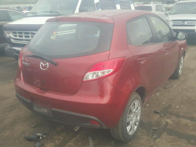 JM1DE1KY5E0174617 - 2014 MAZDA MAZDA2 SPO 红色 照片 4