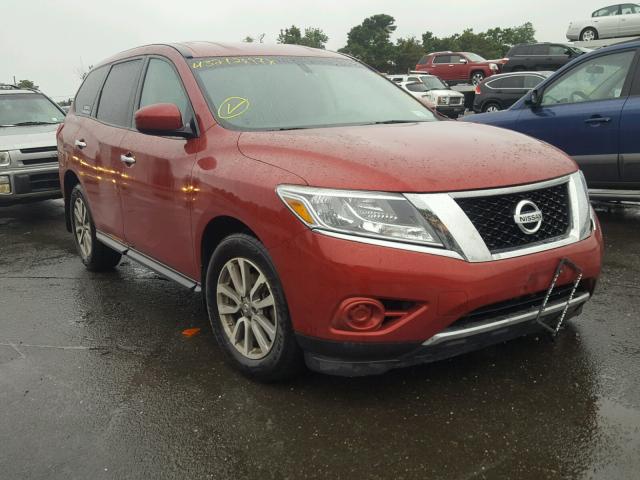 5N1AR2MMXEC690280 - 2014 NISSAN PATHFINDER RED photo 1