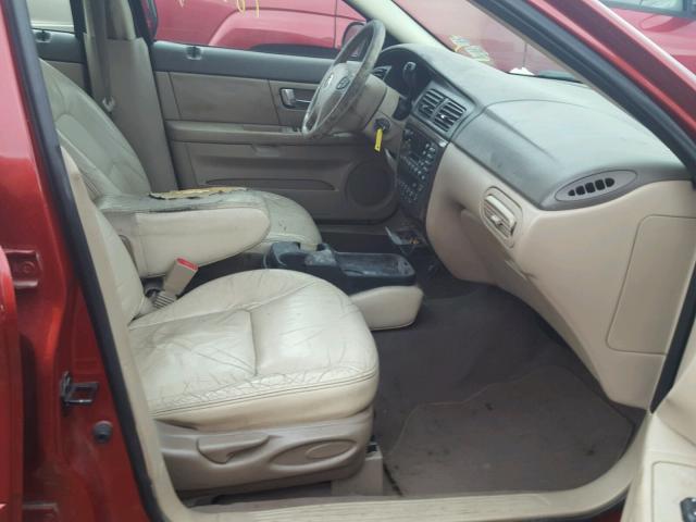 1MEFM59S6YG612883 - 2000 MERCURY SABLE RED photo 5