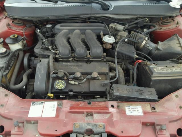 1MEFM59S6YG612883 - 2000 MERCURY SABLE RED photo 7