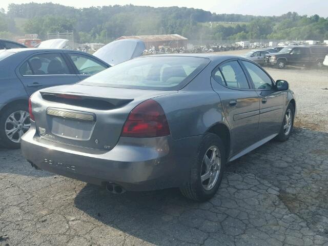 2G2WP522541356850 - 2004 PONTIAC GRAND PRIX TURQUOISE photo 4