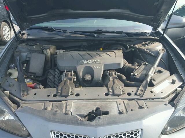 2G2WP522541356850 - 2004 PONTIAC GRAND PRIX TURQUOISE photo 7