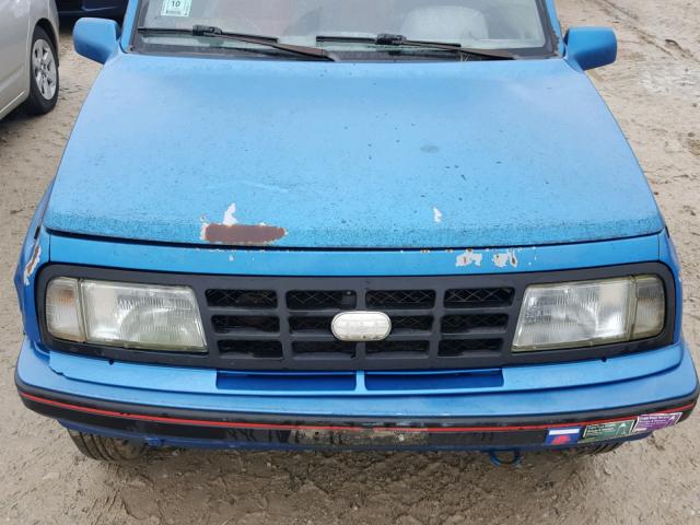 2CNBJ18U4L6229999 - 1990 GEO TRACKER BLUE photo 7