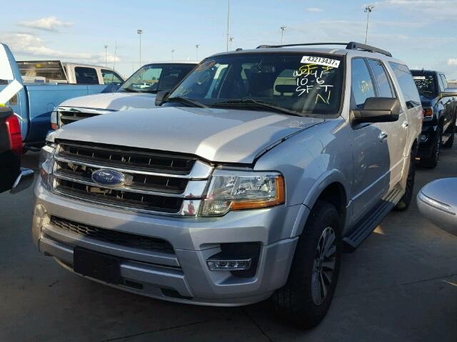 1FMJK1HTXFEF32091 - 2015 FORD EXPEDITION SILVER photo 2