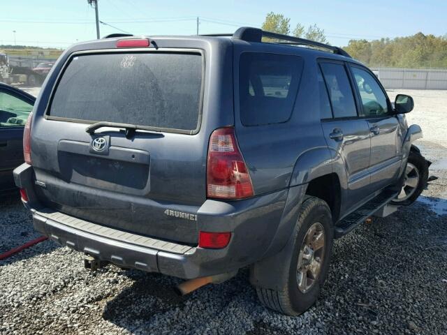 JTEZU14R450045990 - 2005 TOYOTA 4RUNNER SR CHARCOAL photo 4