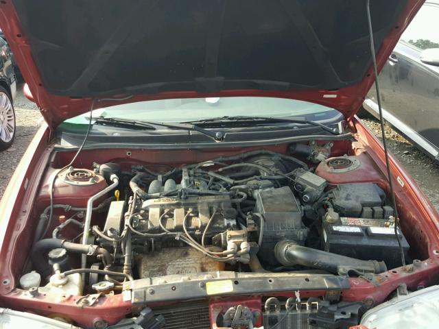 1YVGF22C3Y5122487 - 2000 MAZDA 626 ES RED photo 7