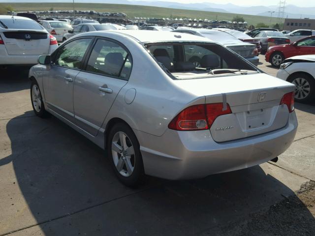 2HGFA16968H514107 - 2008 HONDA CIVIC EXL 银色 照片 3