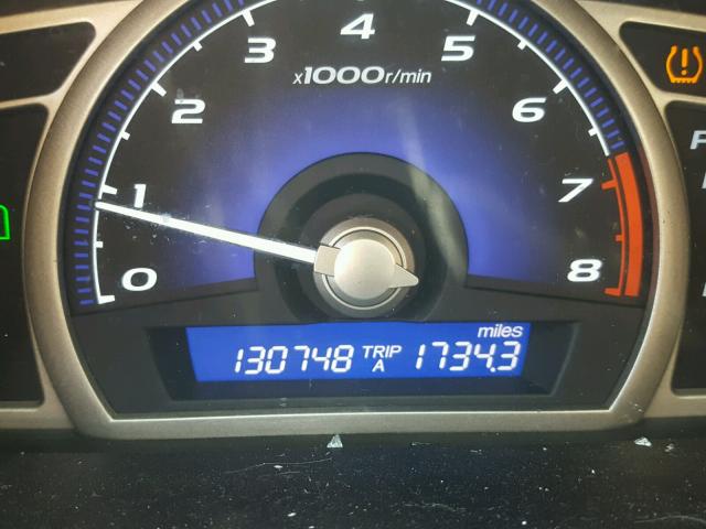 2HGFA16968H514107 - 2008 HONDA CIVIC EXL 银色 照片 8