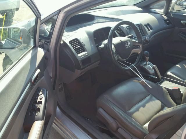 2HGFA16968H514107 - 2008 HONDA CIVIC EXL 银色 照片 9