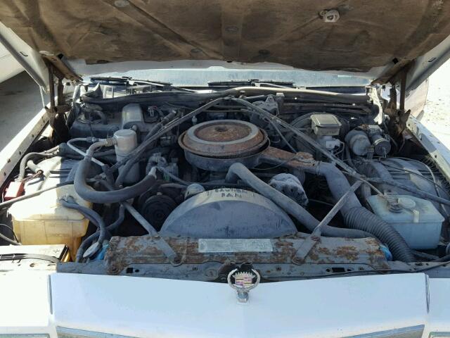 1G6DW5479LR722753 - 1990 CADILLAC BROUGHAM WHITE photo 7