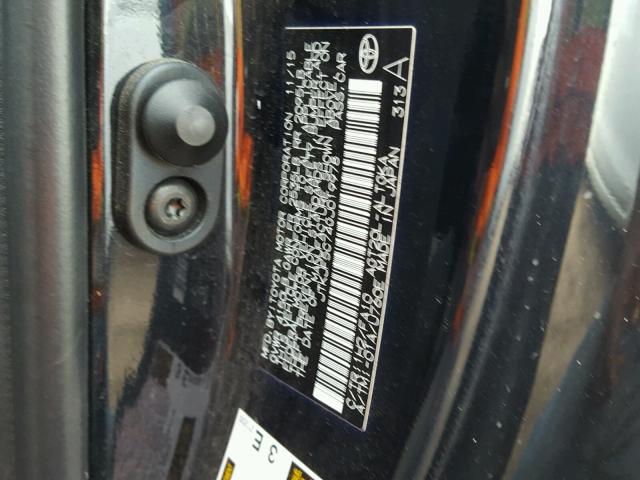 JTKJF5C74GJ019978 - 2016 TOYOTA SCION TC 蓝色 照片 10