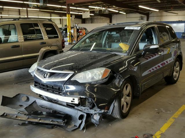 5J8TB18288A019342 - 2008 ACURA RDX BLACK photo 2