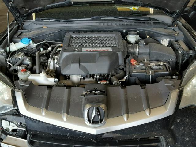 5J8TB18288A019342 - 2008 ACURA RDX BLACK photo 7