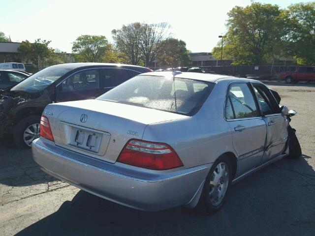 JH4KA96644C003878 - 2004 ACURA 3.5RL SILVER photo 4