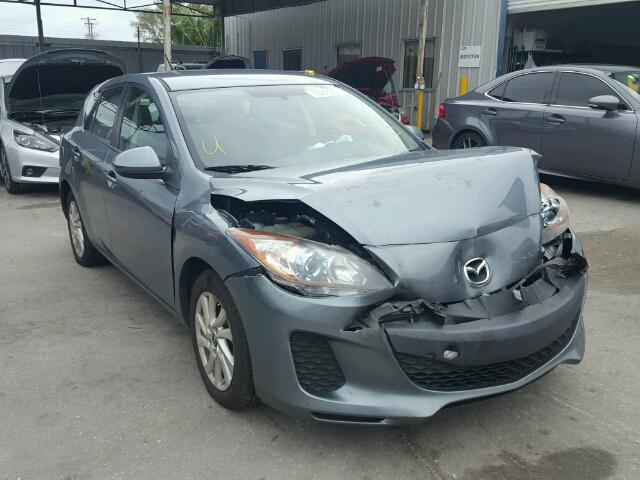 JM1BL1L77D1768962 - 2013 MAZDA 3 I GRAY photo 1