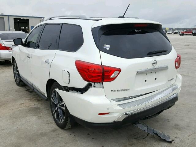 5N1DR2MN3HC610781 - 2017 NISSAN PATHFINDER WHITE photo 3