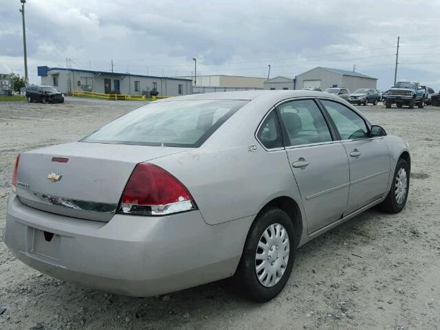 2G1WB58K669287794 - 2006 CHEVROLET IMPALA SILVER photo 4