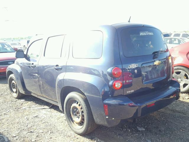 3GNCA13B39S507923 - 2009 CHEVROLET HHR LS BLUE photo 3