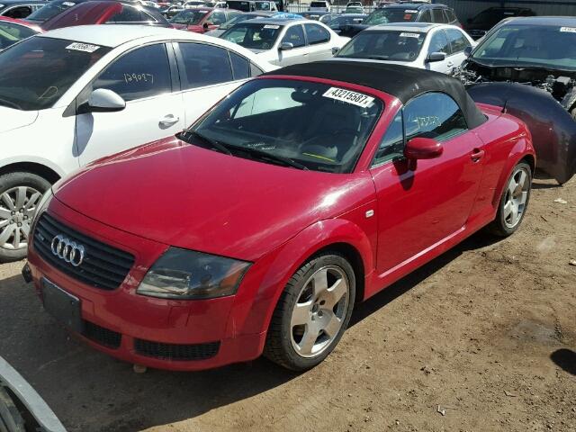 TRUUT28N611006164 - 2001 AUDI TT QUATTRO RED photo 2