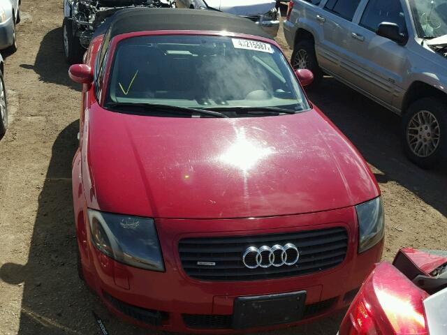 TRUUT28N611006164 - 2001 AUDI TT QUATTRO RED photo 9