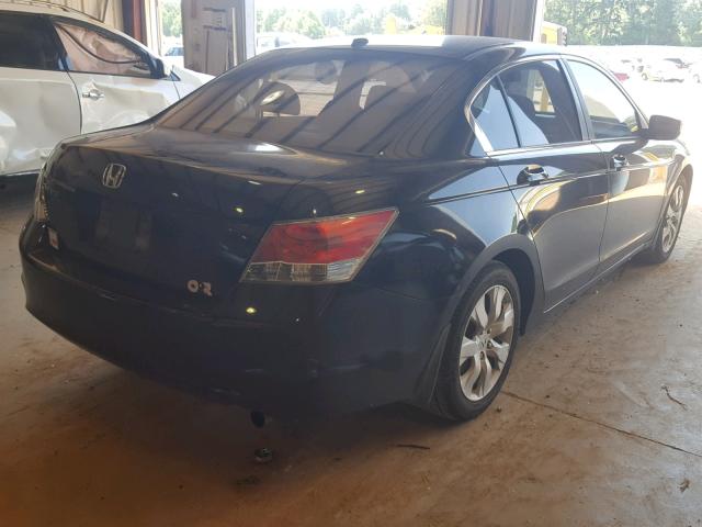 1HGCP26838A162651 - 2008 HONDA ACCORD EXL BLACK photo 4