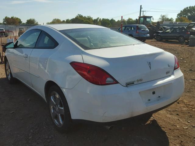 1G2ZH178264215922 - 2006 PONTIAC G6 GT WHITE photo 3