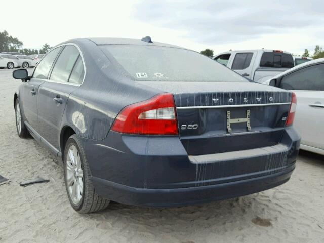 YV1AS982691100890 - 2009 VOLVO S80 3.2 BLUE photo 3