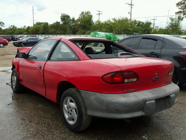 3G1JC1243WS864827 - 1998 CHEVROLET CAVALIER RED photo 3