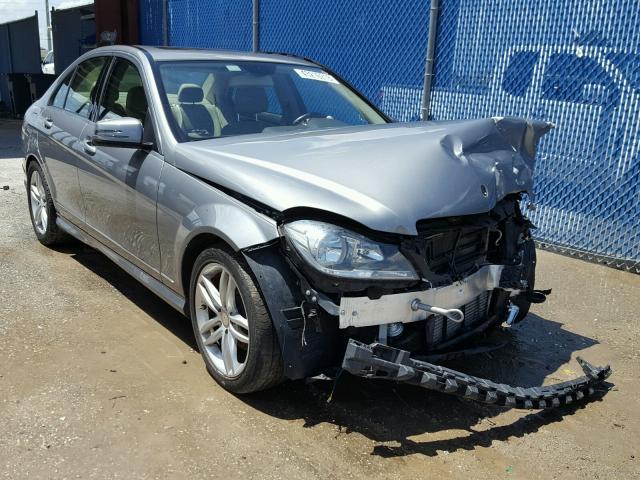 WDDGF4HB5DA864543 - 2013 MERCEDES-BENZ C 250 GRAY photo 1