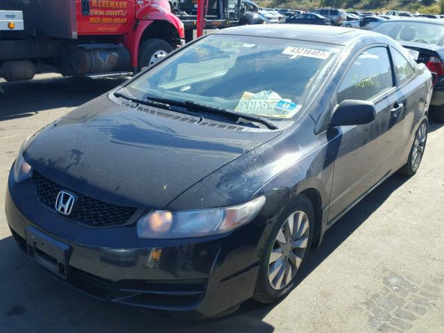 2HGFG1B88AH531282 - 2010 HONDA CIVIC EX BLACK photo 2