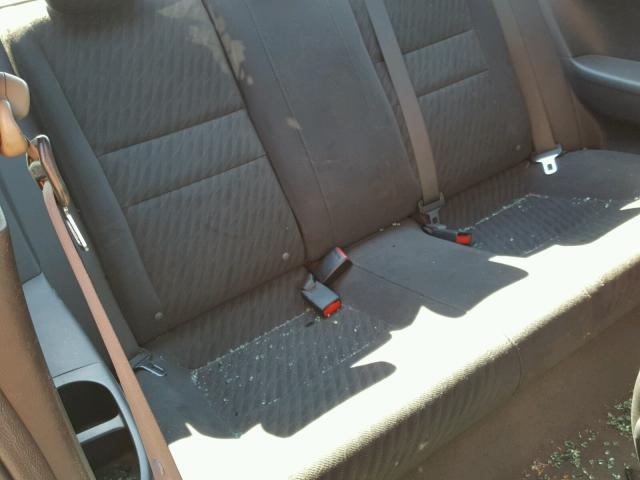 2HGFG1B88AH531282 - 2010 HONDA CIVIC EX BLACK photo 6