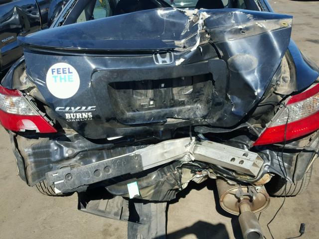 2HGFG1B88AH531282 - 2010 HONDA CIVIC EX BLACK photo 9