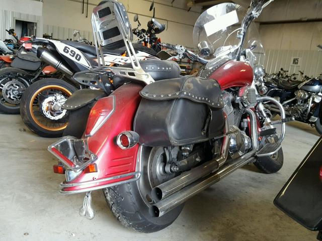 1HFSC49072A000770 - 2002 HONDA VTX1800 R MAROON photo 4