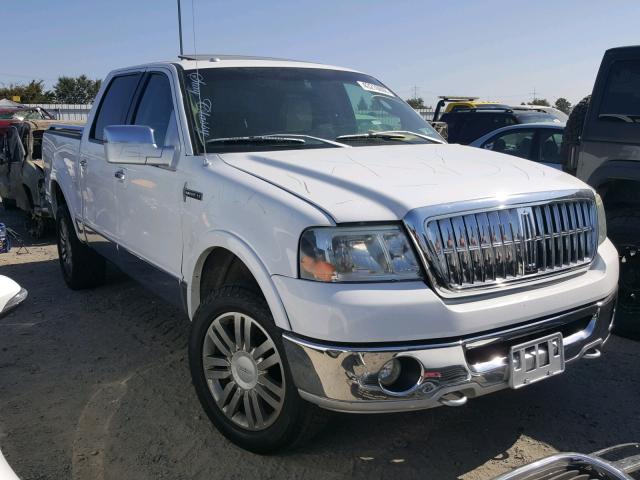 5LTPW16507FJ02781 - 2007 LINCOLN MARK LT WHITE photo 1