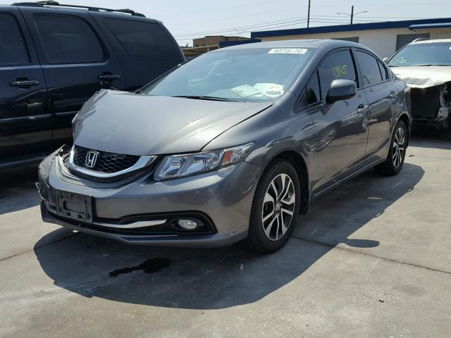 2HGFB2F9XDH535135 - 2013 HONDA CIVIC EXL 灰色 照片 2