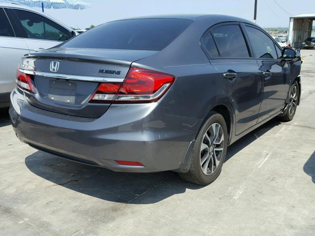 2HGFB2F9XDH535135 - 2013 HONDA CIVIC EXL 灰色 照片 4